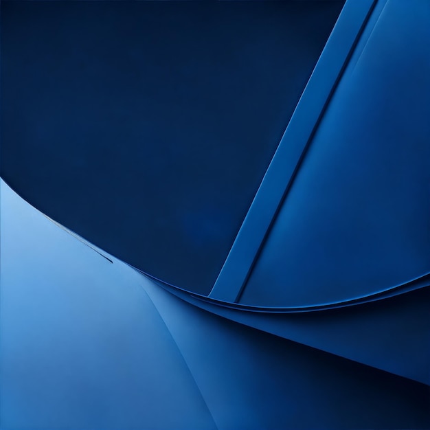 Um fundo de linha abstrata azul minimalista e moderno