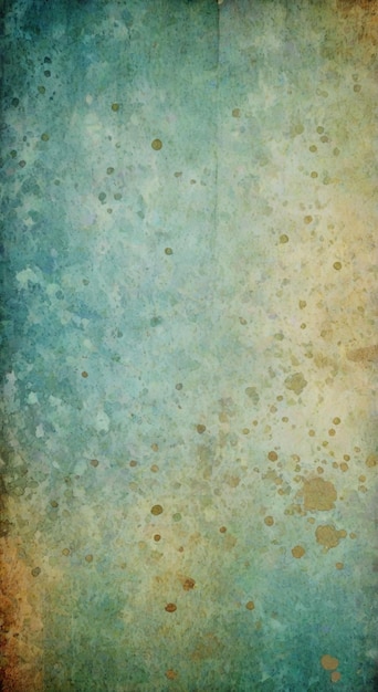 um fundo de textura azul e verde com uma superfície manchada branca e marrom