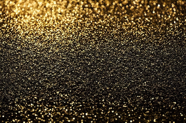 Um fundo dourado e preto com muito brilho