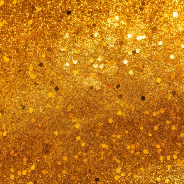 um fundo glitter dourado com muito brilho