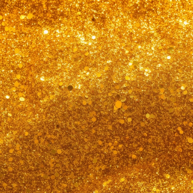 um fundo glitter dourado com muito brilho