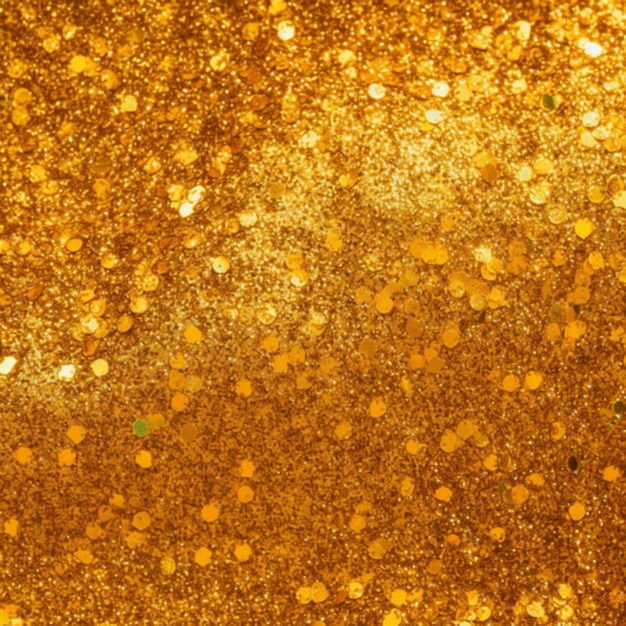 um fundo glitter dourado com muito brilho