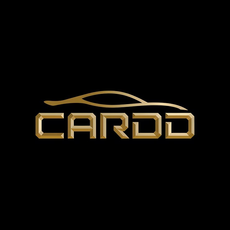Foto um fundo preto com um carro e a palavra "carro" citado nele