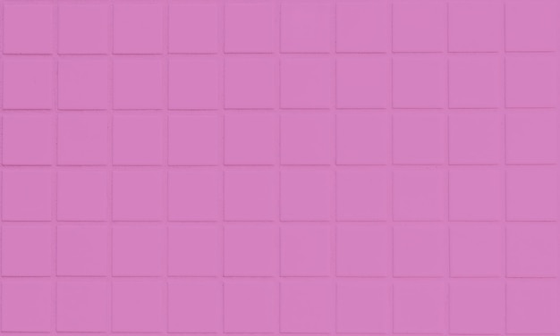 Um fundo rosa com quadrados quadrados.