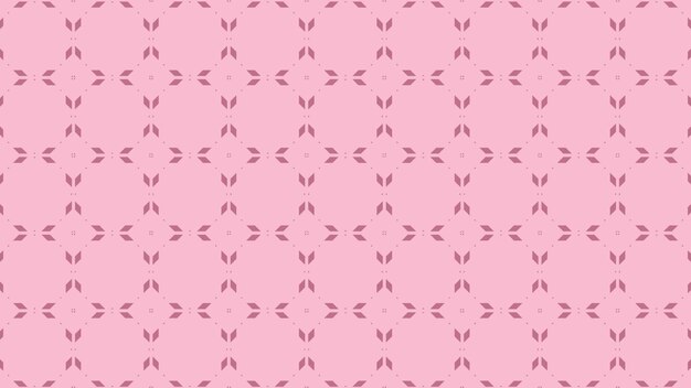 Foto um fundo rosa com um padrão de flores e folhas.