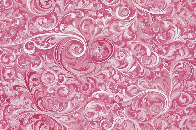 Um fundo rosa e branco com um desenho giratório