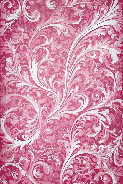 Um fundo rosa e branco com um desenho giratório