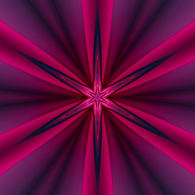 Um fundo rosa e roxo com uma estrela no meio