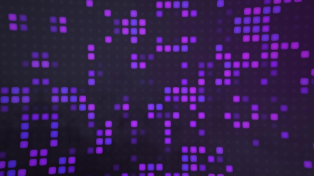 Um fundo roxo com quadrados