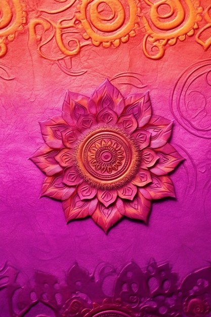 Um fundo roxo e rosa com a palavra "yoga" nele.