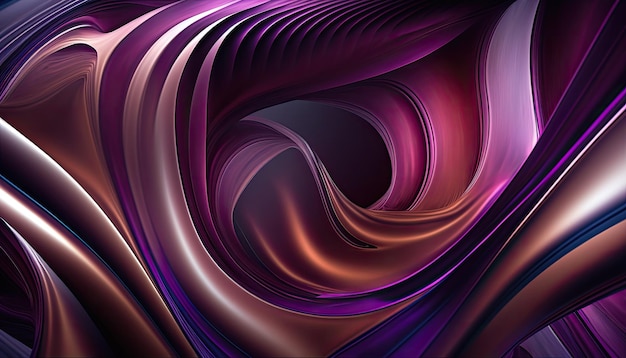 Um fundo roxo e roxo com um design swirly.