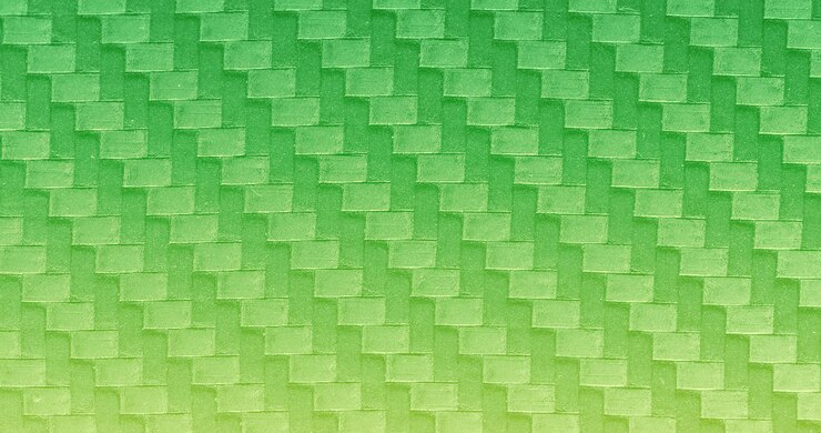 Foto um fundo verde com um padrão de diamantes