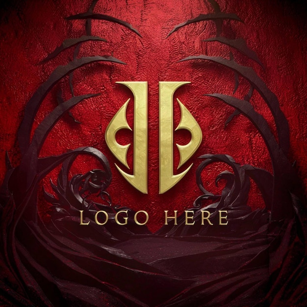 um fundo vermelho com um logotipo para o logotipo da empresa