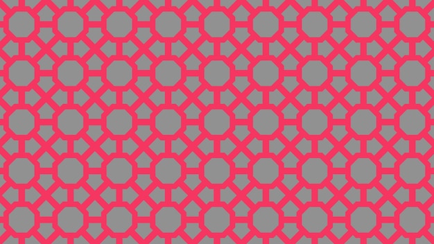 Um fundo vermelho com um padrão de círculos e a palavra " no centro.