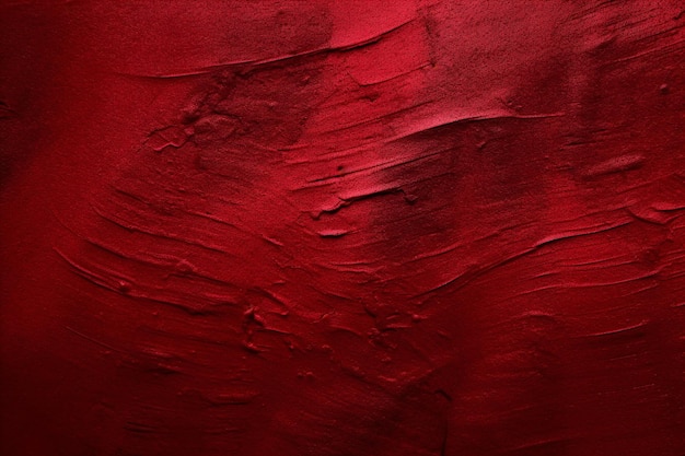 Um fundo vermelho escuro com uma superfície texturizada fundo de textura vermelha Generative AI
