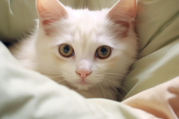 Um gatinho fofinho e fofinho com lindos olhos está sentado ou descansando no dia do gato de pêlo curto britânico