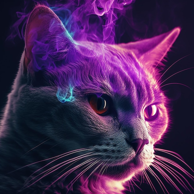 Blog De Cauda De Gato Tumblr, Gato, roxo, azul, mamífero png