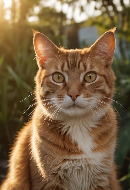 um gato com um peito branco e um nariz castanho e uma mancha branca em seu rosto