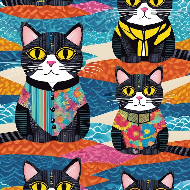 um gato com uma camisola que diz "o nome" citado nela
