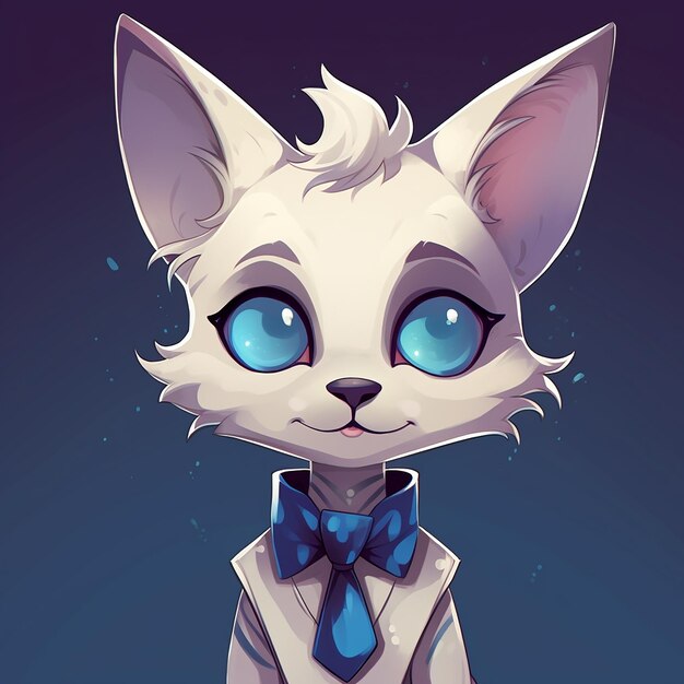 Baixe Gato de Desenho Animado Elegante em Terno e Gravata Borboleta PNG -  Creative Fabrica