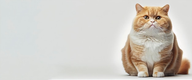 Um gato está sentado em uma mesa branca com a palavra gato