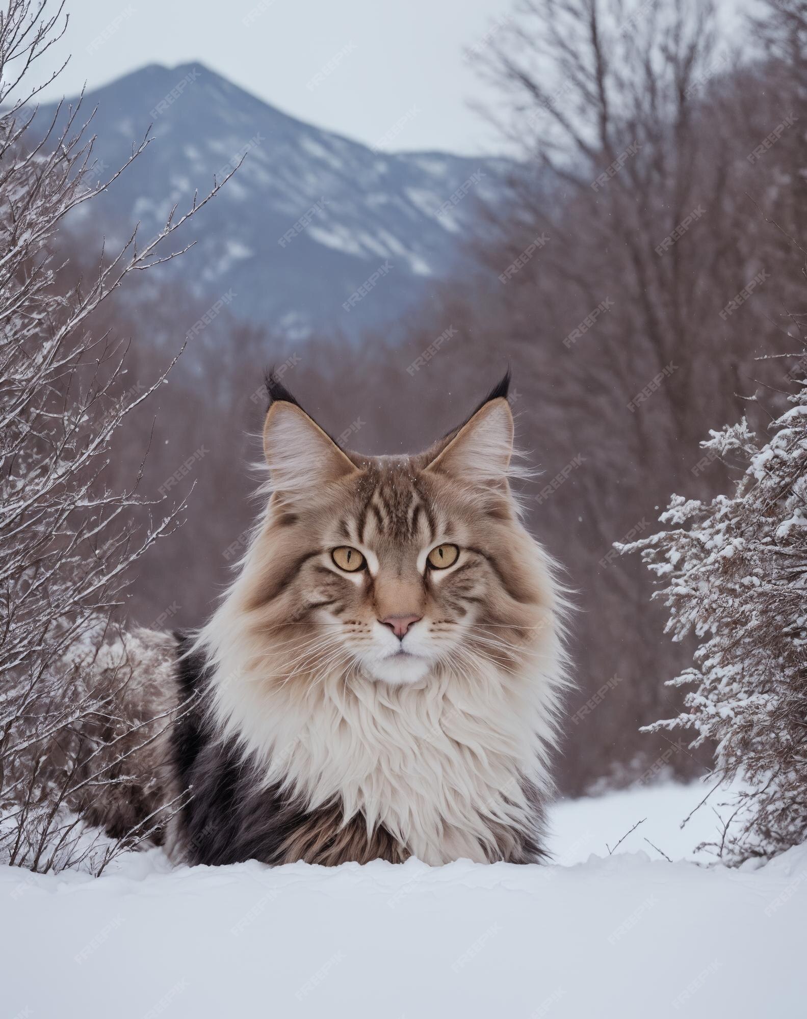 GATOS na NEVE pela primeira vez ❄️🐈 (Vídeos FOFOS) 