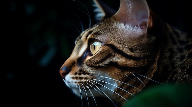 Um gato olhando pela janela