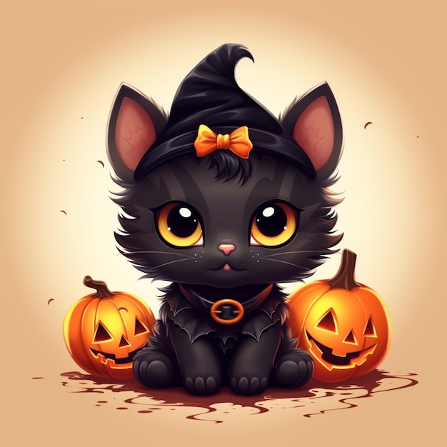 5.300+ Gato Preto Usando Chapéu De Bruxa De Halloween fotos de stock,  imagens e fotos royalty-free - iStock