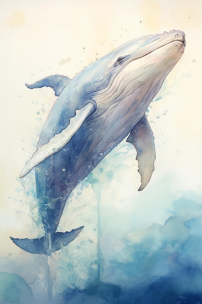 um golfinho com uma cauda longa