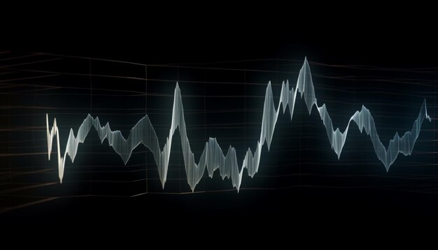 Um gráfico com uma linha subindo e a palavra financeiro nela