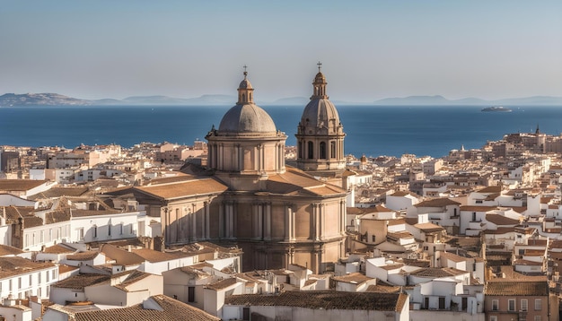 um grande edifício com uma cúpula no topo