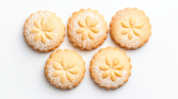 Foto um grupo de biscoitos com cobertura