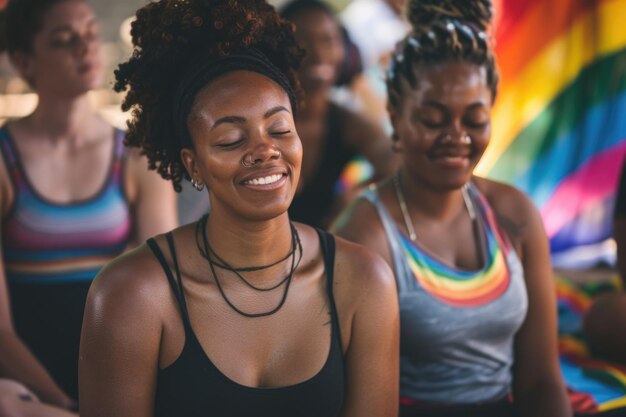 Um grupo diversificado de mulheres de diferentes idades e origens de pé lado a lado exalando confiança e empoderamento