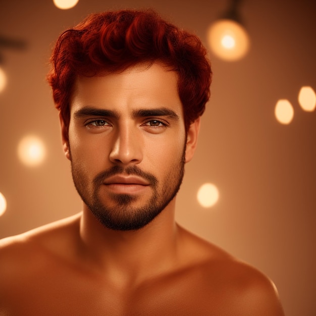 Foto um homem com barba