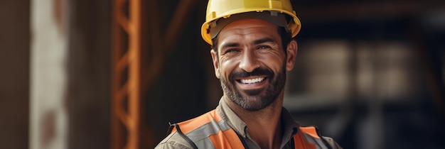 Um homem com um chapéu forte sorri para a câmara.