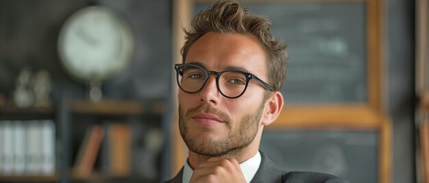 Um homem de negócios honesto.