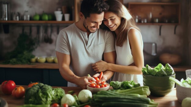 Foto um homem e uma mulher são