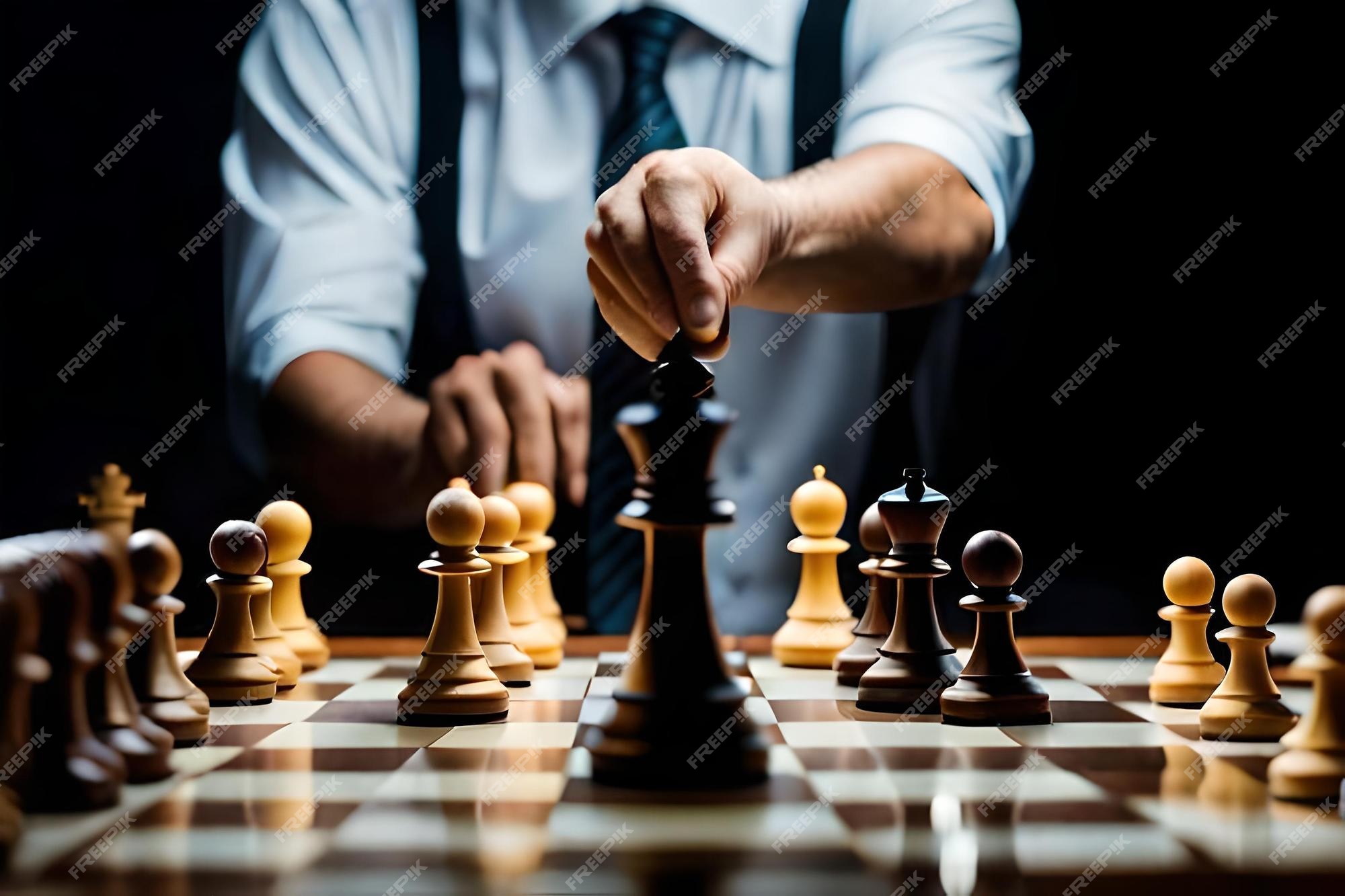 Foto de Negócios Homem Jogando Xadrez e mais fotos de stock de 40-49 anos -  40-49 anos, Adulto, Adulto maduro - iStock