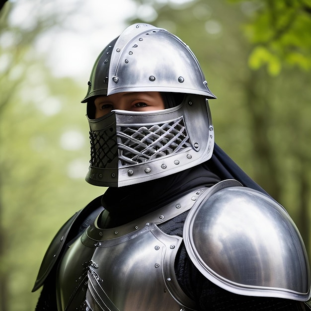 Um homem usando um capacete com o número 2 nele.