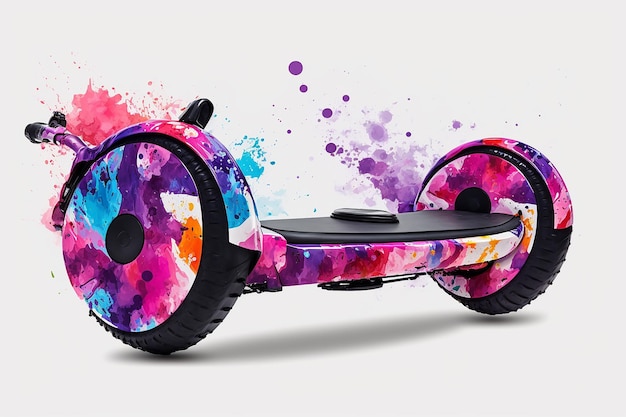 Um hoverboard é uma scooter elétrica de duas rodas com autoequilíbrio