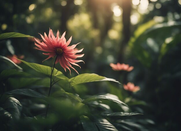 Foto um jardim de flores mistas