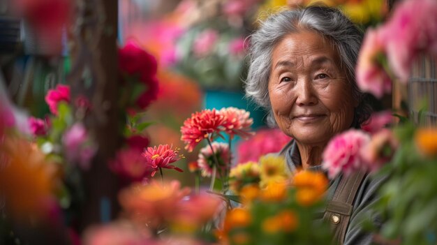 Um jardineiro alegre tende a florescer