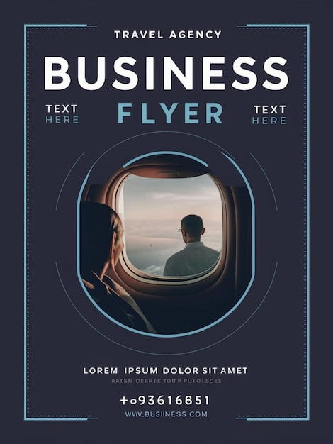 Um livro intitulado " Negócios Voando no Avião "