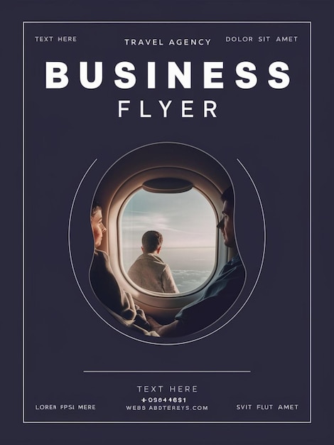 Um livro intitulado " Negócios Voando Sobre Um Homem "