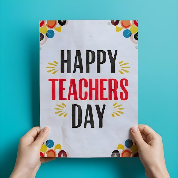 Um livro que diz feliz dia dos professores