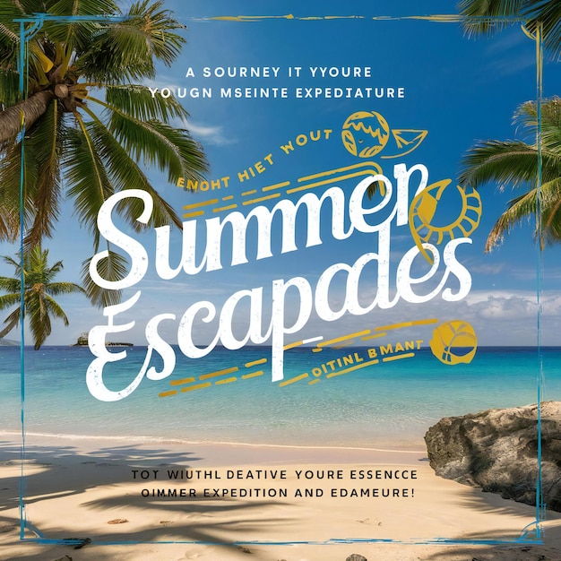 Um livro que diz que o verão está na capa de um livro
