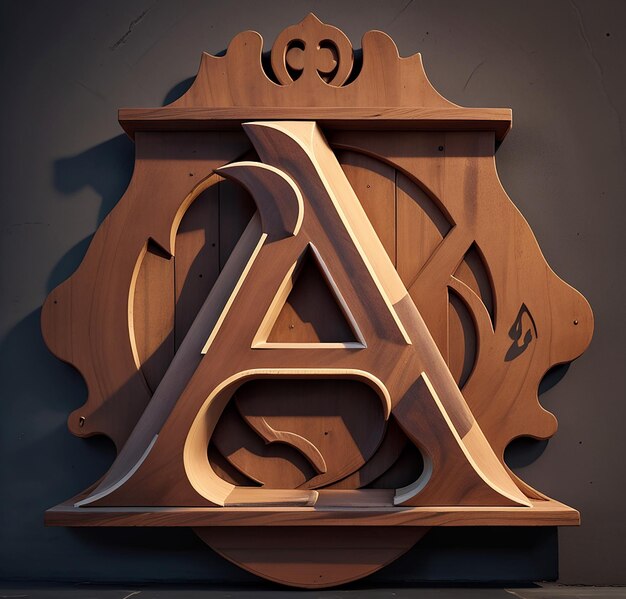 Um logotipo 3D