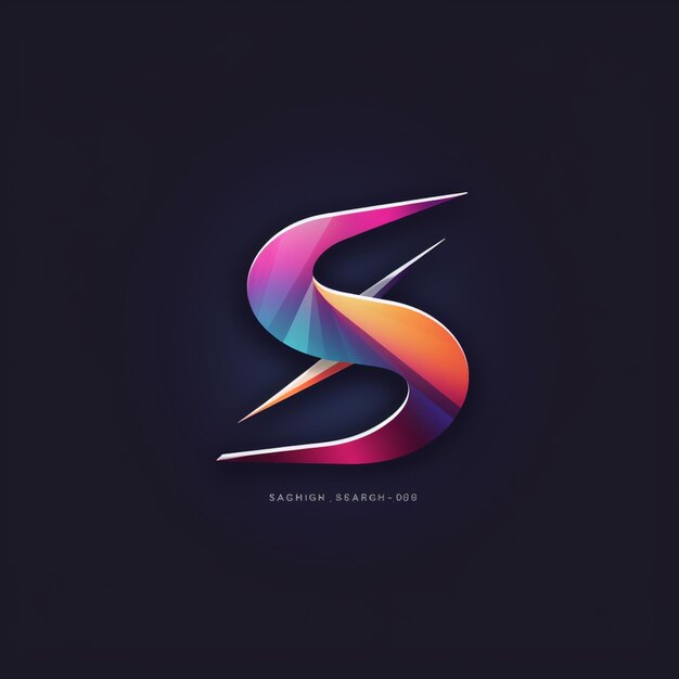 Foto um logotipo colorido para uma empresa generativa ai