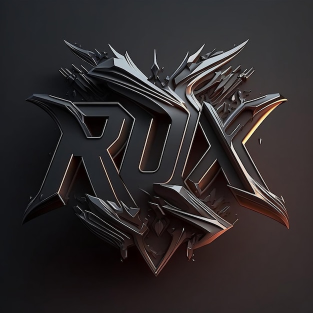 Um logotipo com as letras rox nele