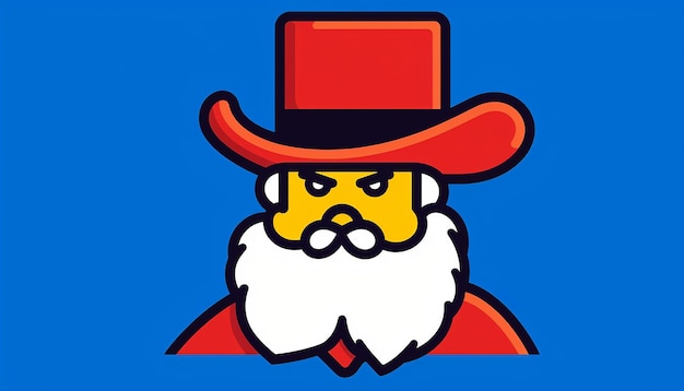 um logotipo de mascote de um site que gera poemas para Sinterklaas